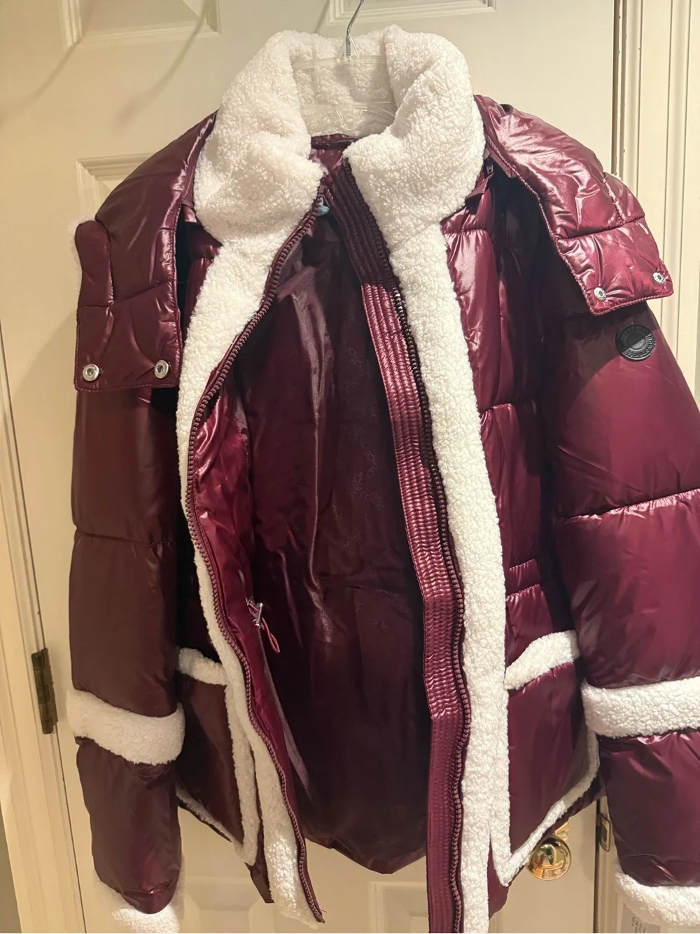 French Connection warm burgundy